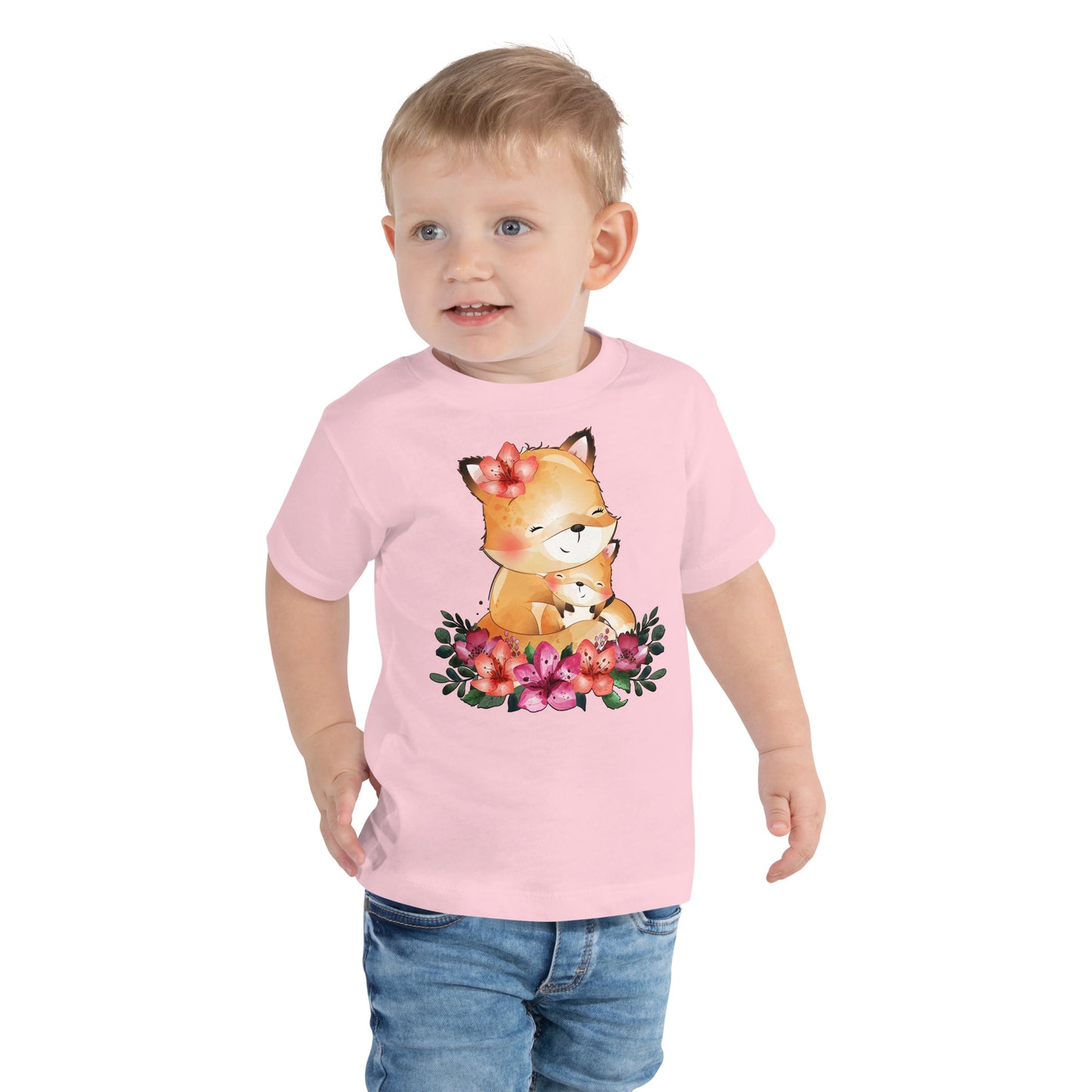 Cool Foxy Mom and Baby T-shirt, No. 0078