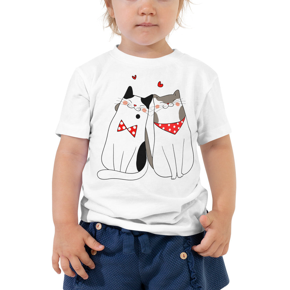 Cute Kitten Cats in Love, T-shirts, No. 0207