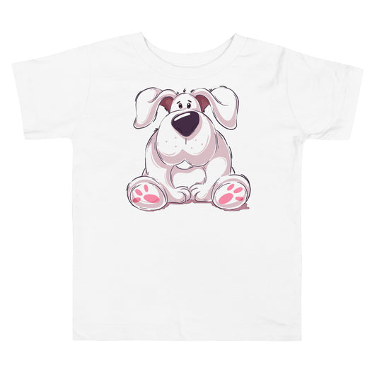 Cute Illustrated Dog, T-shirts, No. 0596