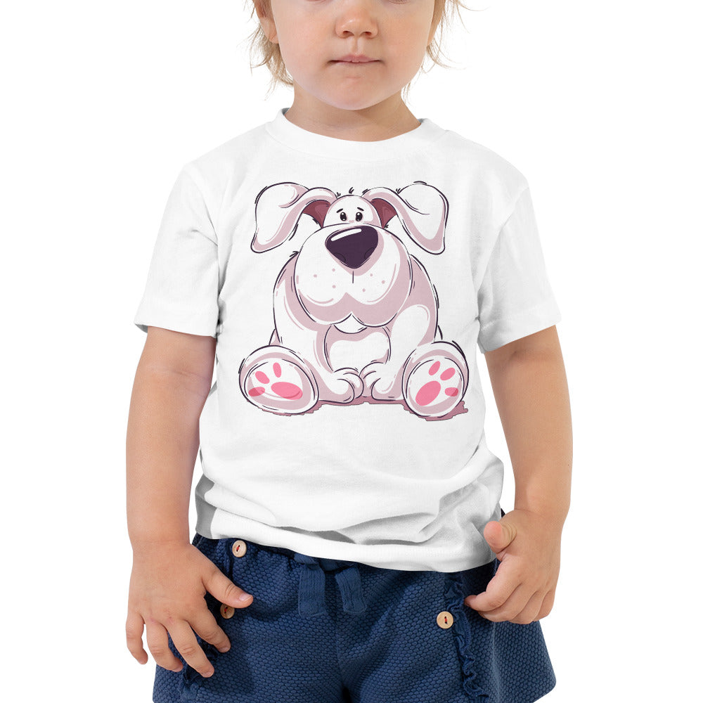 Cute Illustrated Dog, T-shirts, No. 0596