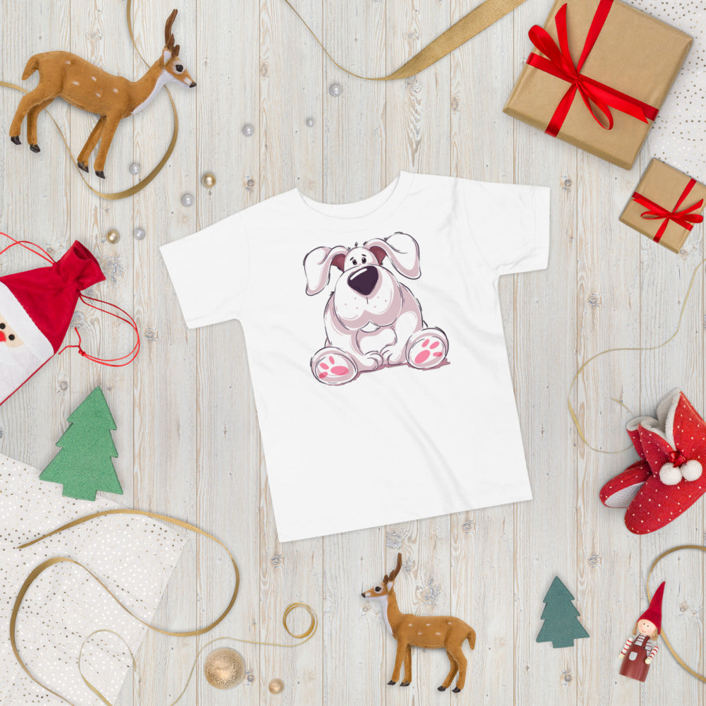 Cute Illustrated Dog, T-shirts, No. 0596
