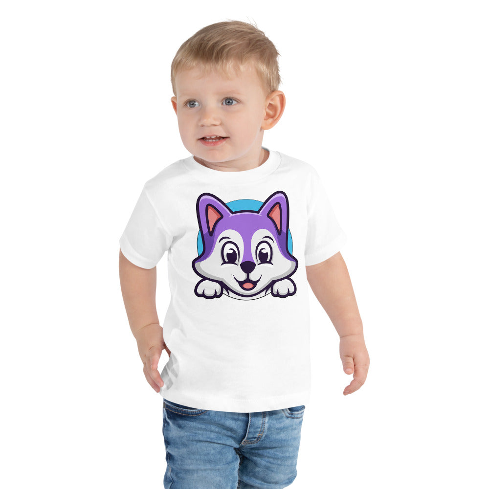 Cute Husky Puppy Dog, T-shirts, No. 0204