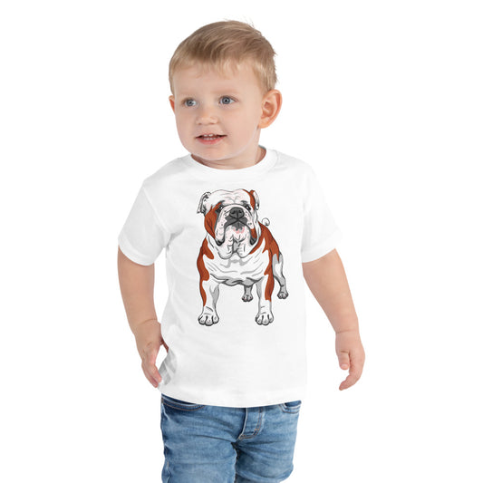 Cute English Bulldog Dog, T-shirts, No. 0197