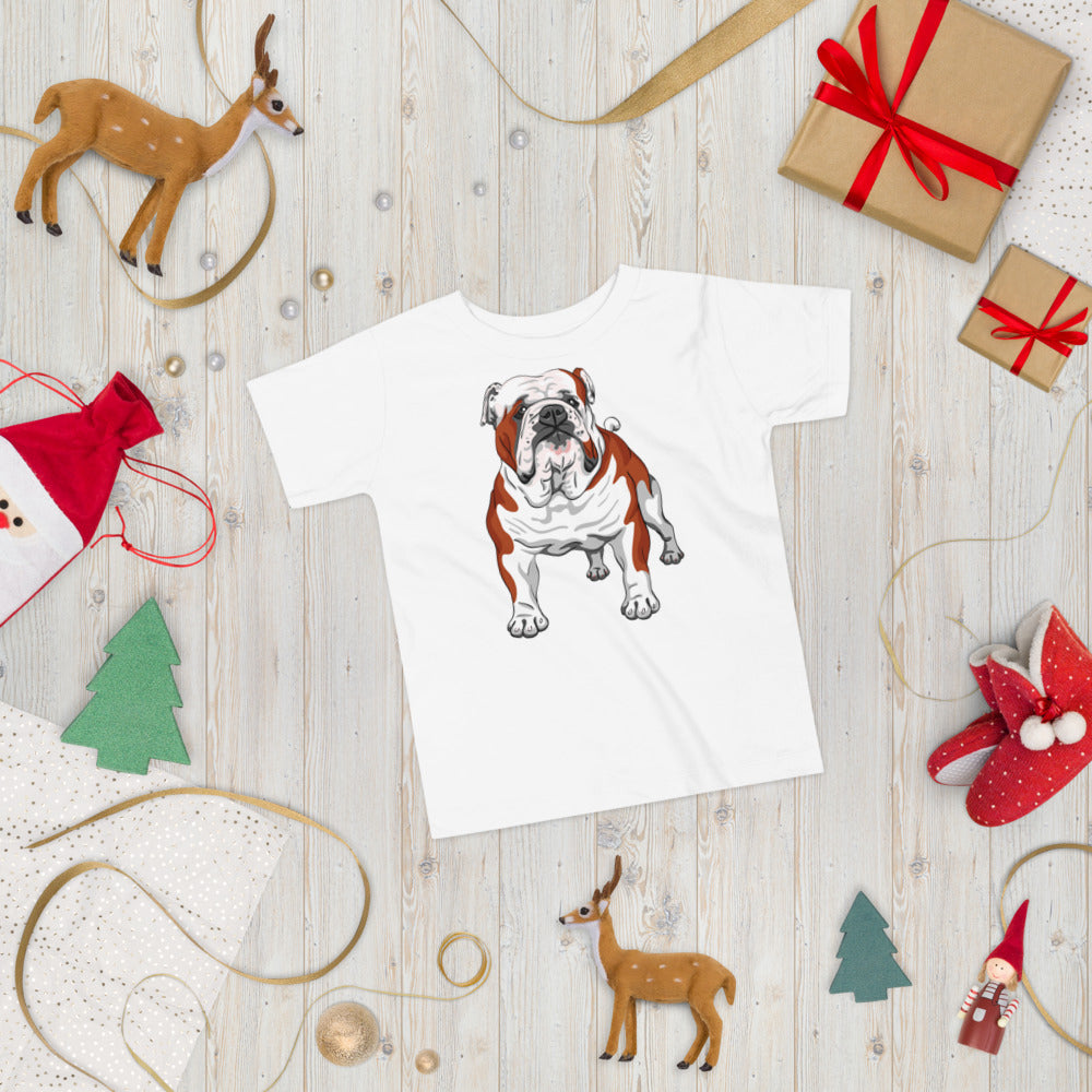 Cute English Bulldog Dog, T-shirts, No. 0197