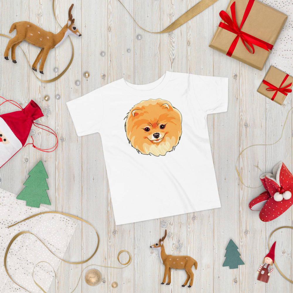 Cute Pomeranian Dog, T-shirts, No. 0220