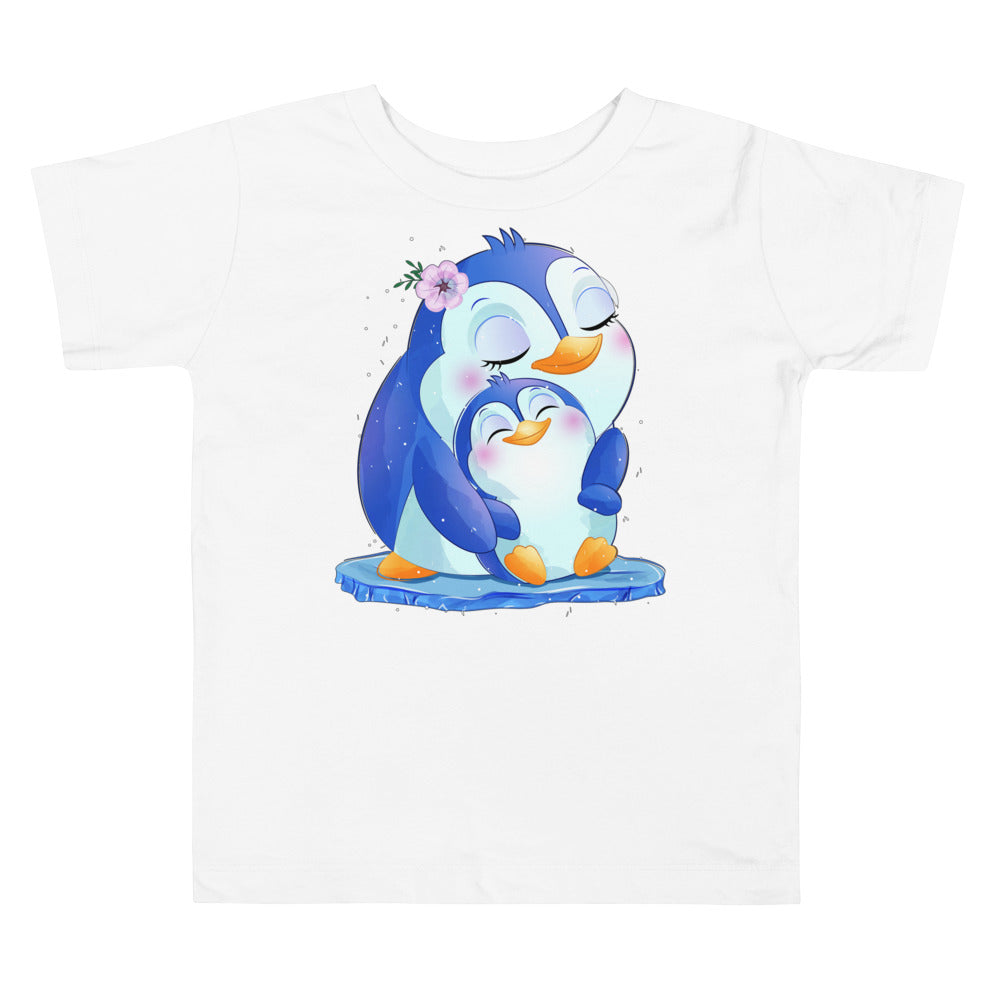 Cute Penguin Mom and Baby, T-shirts, No. 0072