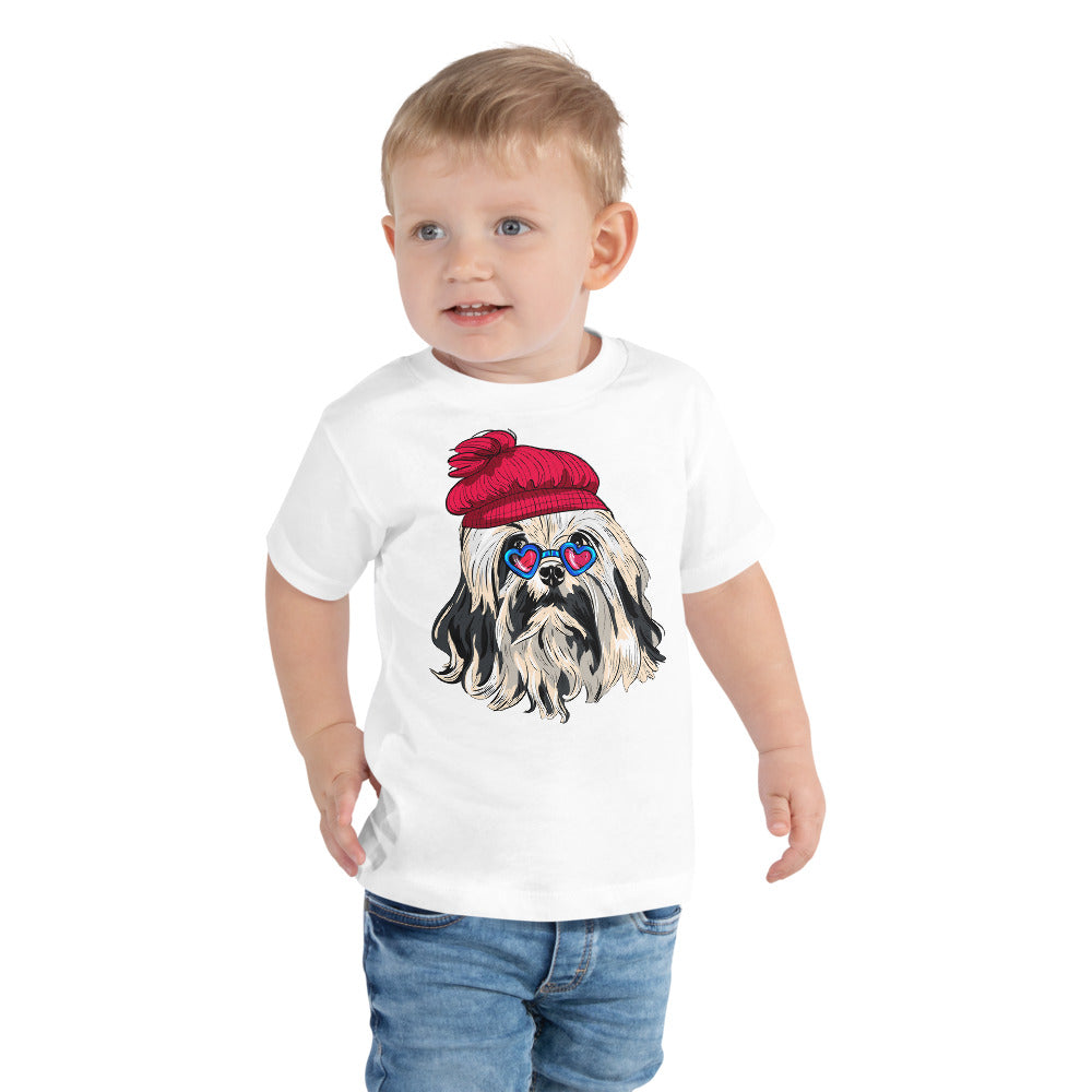 Cute Lowchen Dog, T-shirts, No. 0598