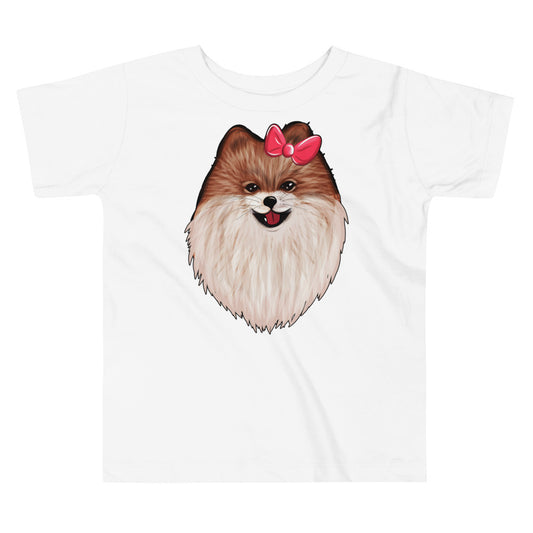 Cute Lovely Pomeranian Dog, T-shirts, No. 0597
