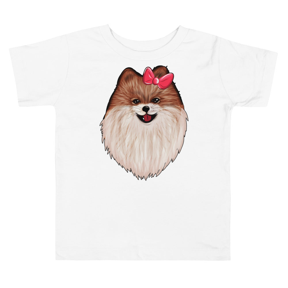 Cute Lovely Pomeranian Dog, T-shirts, No. 0597