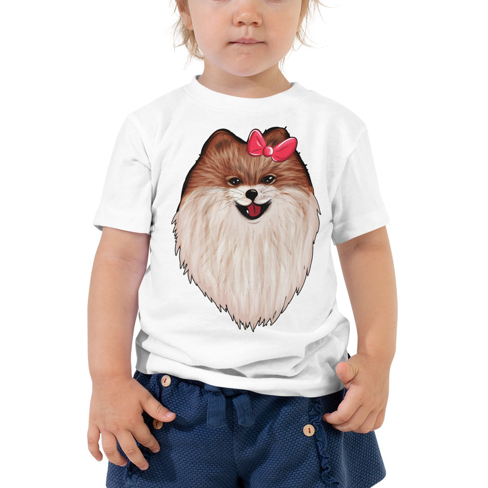 Cute Lovely Pomeranian Dog, T-shirts, No. 0597