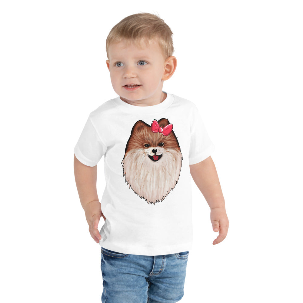 Cute Lovely Pomeranian Dog, T-shirts, No. 0597