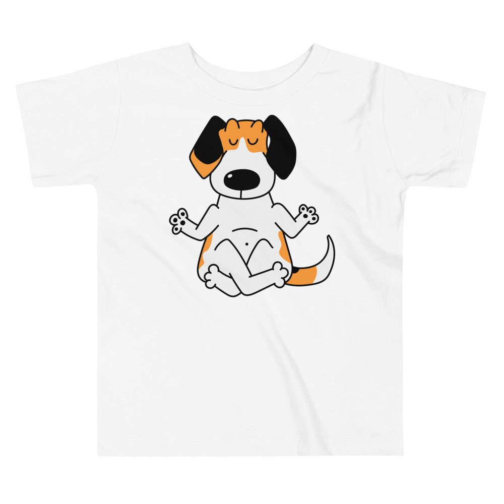 Funny Beagle Dog Practice Yoga, T-shirts, No. 0247