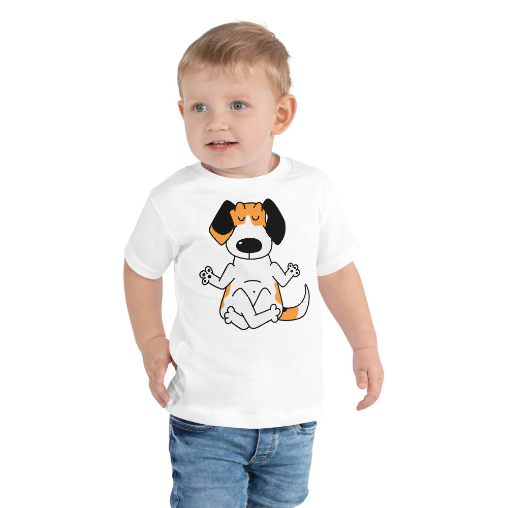 Funny Beagle Dog Practice Yoga, T-shirts, No. 0247