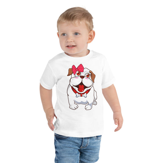 Elegant Funny Bulldog Dog, T-shirts, No. 0241