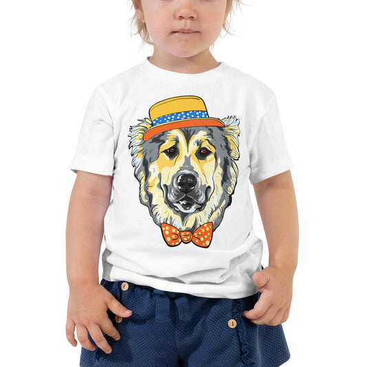 Dog with Yellow Hut, T-shirts, No. 0238