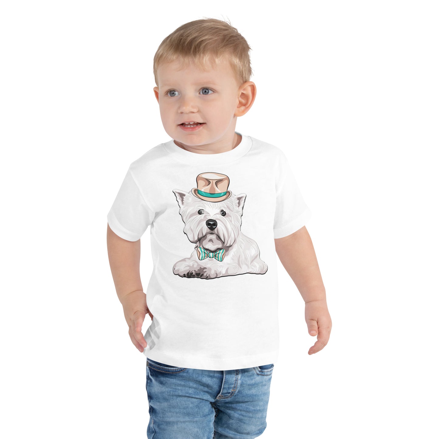 Cool West Highland White Terrier Dog T-shirt, No. 0134