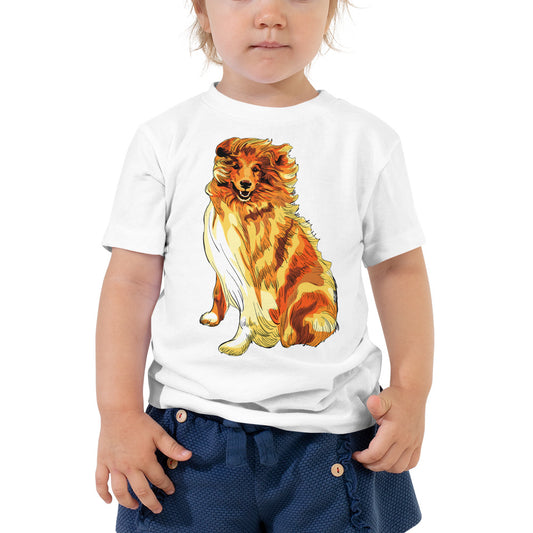 Cool Rough Collie Dog T-shirt, No. 0585