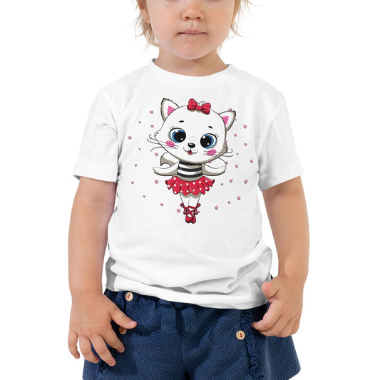 Cute Ballerina Baby Cat T-shirt, No. 0278