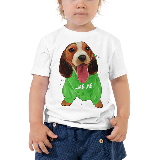Cute Beagle Puppy Dog T-shirt, No. 0280
