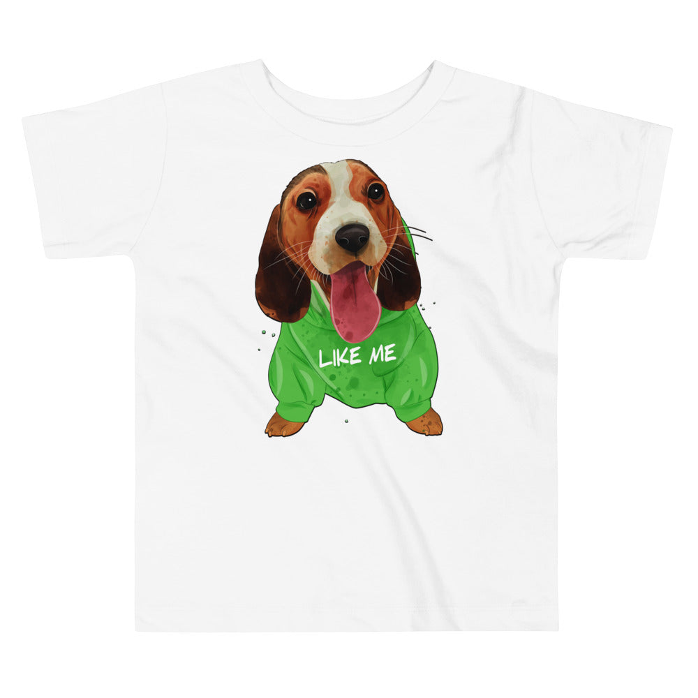 Cute Beagle Puppy Dog T-shirt, No. 0280