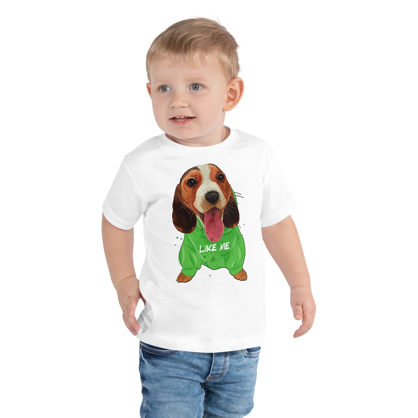 Cute Beagle Puppy Dog T-shirt, No. 0280