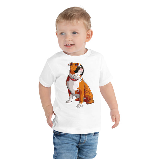 Cool English Bulldog Dog T-shirt, No. 0128