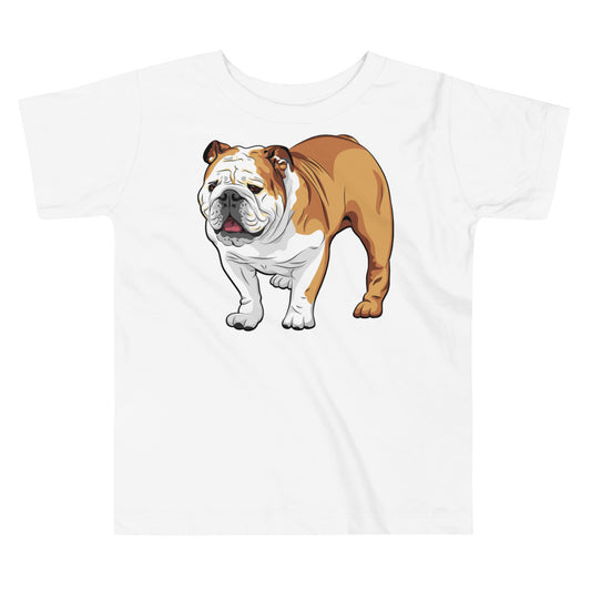 Cool English Bulldog Dog T-shirt, No. 0129