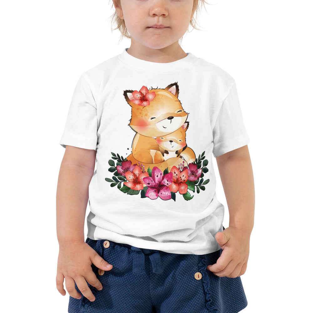 Cool Foxy Mom and Baby T-shirt, No. 0078