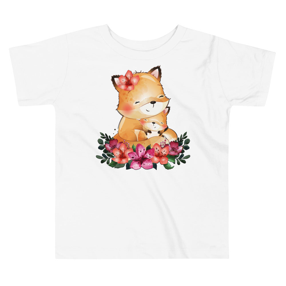 Cool Foxy Mom and Baby T-shirt, No. 0078