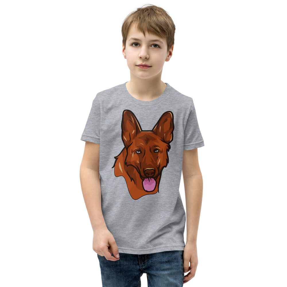 German Shepherd Dog Head, T-shirts, No. 0527