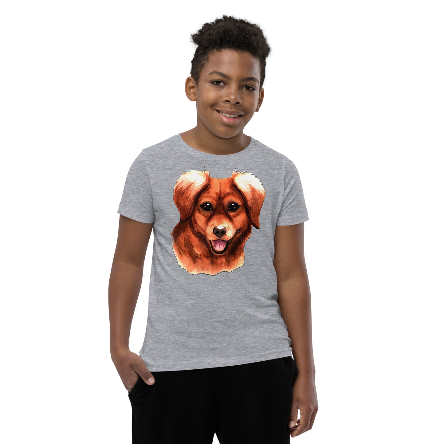 Cool Dog Portrait T-shirt, No. 0576