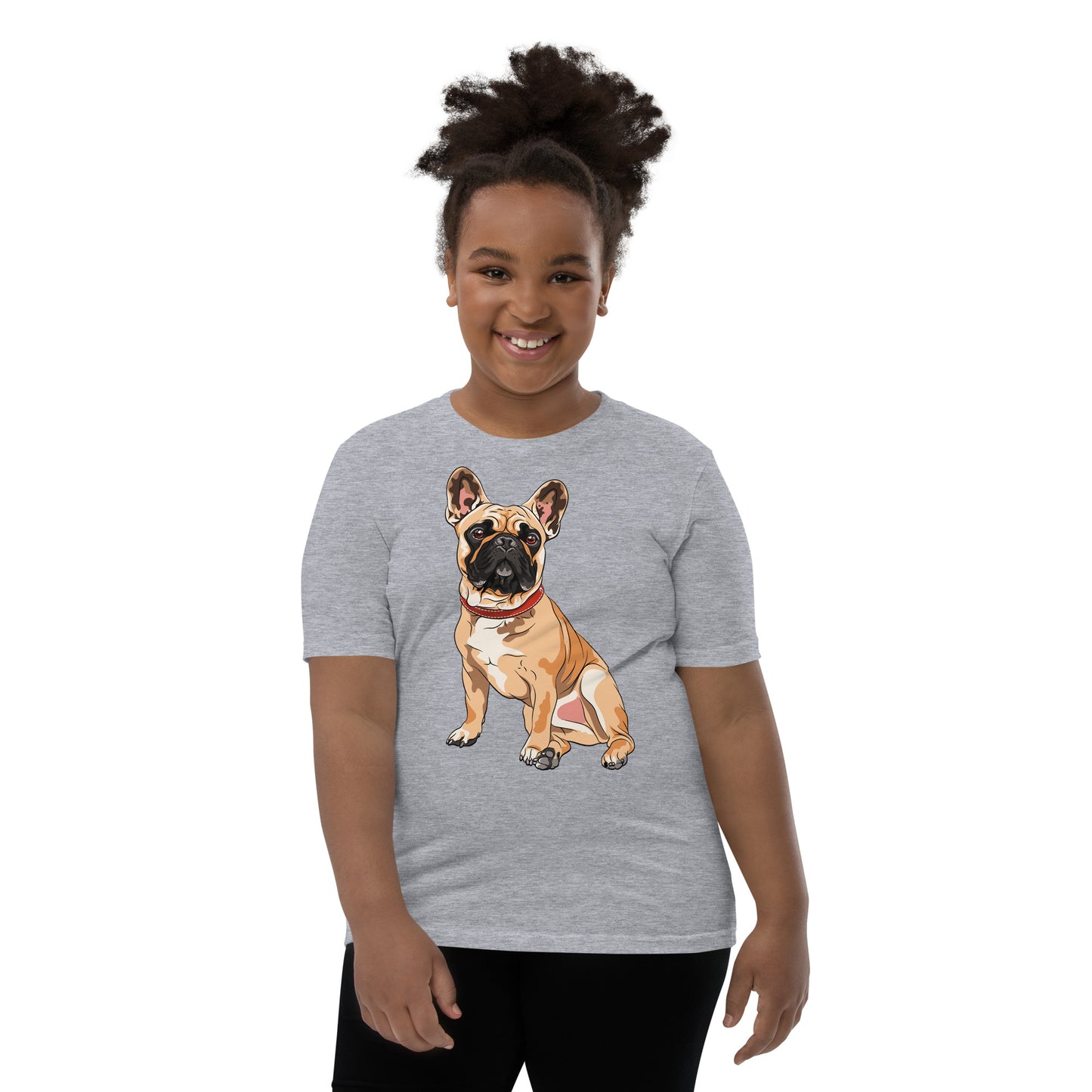 Cute French Bulldog Dog T-shirt, No. 0199