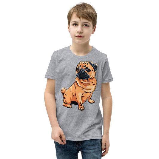 Cute Pug dog T-shirt, No. 0221
