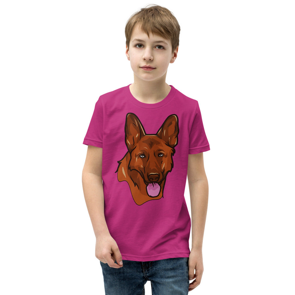 German Shepherd Dog Head, T-shirts, No. 0527