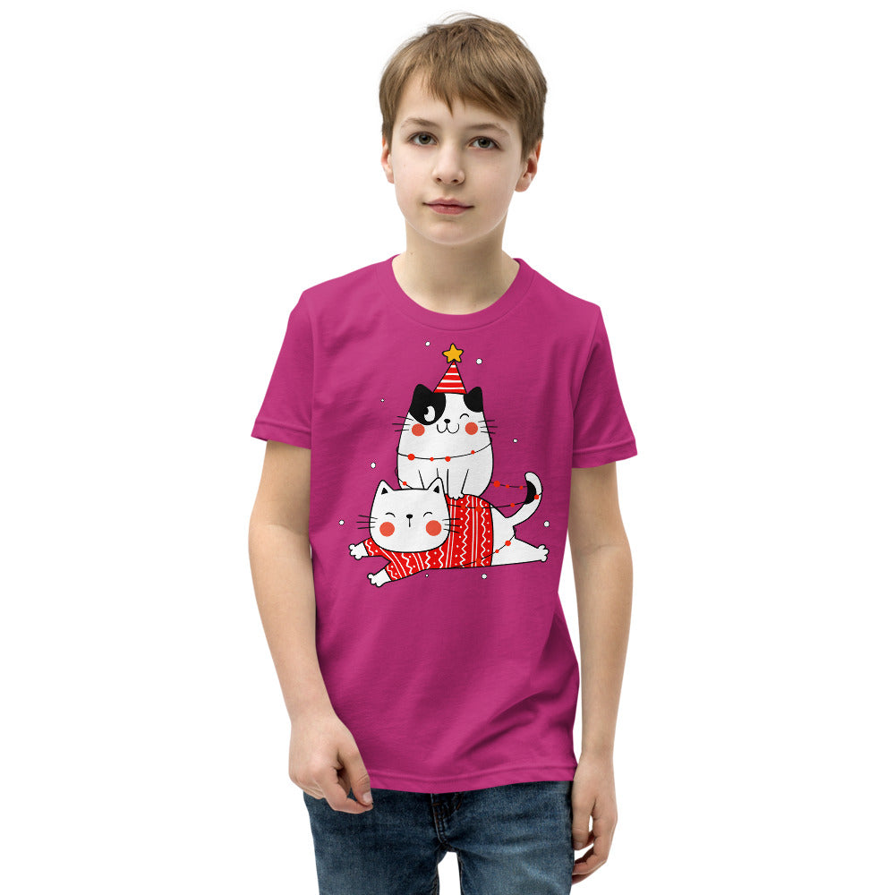 Funny Christmas Cat, T-shirts, No. 0048