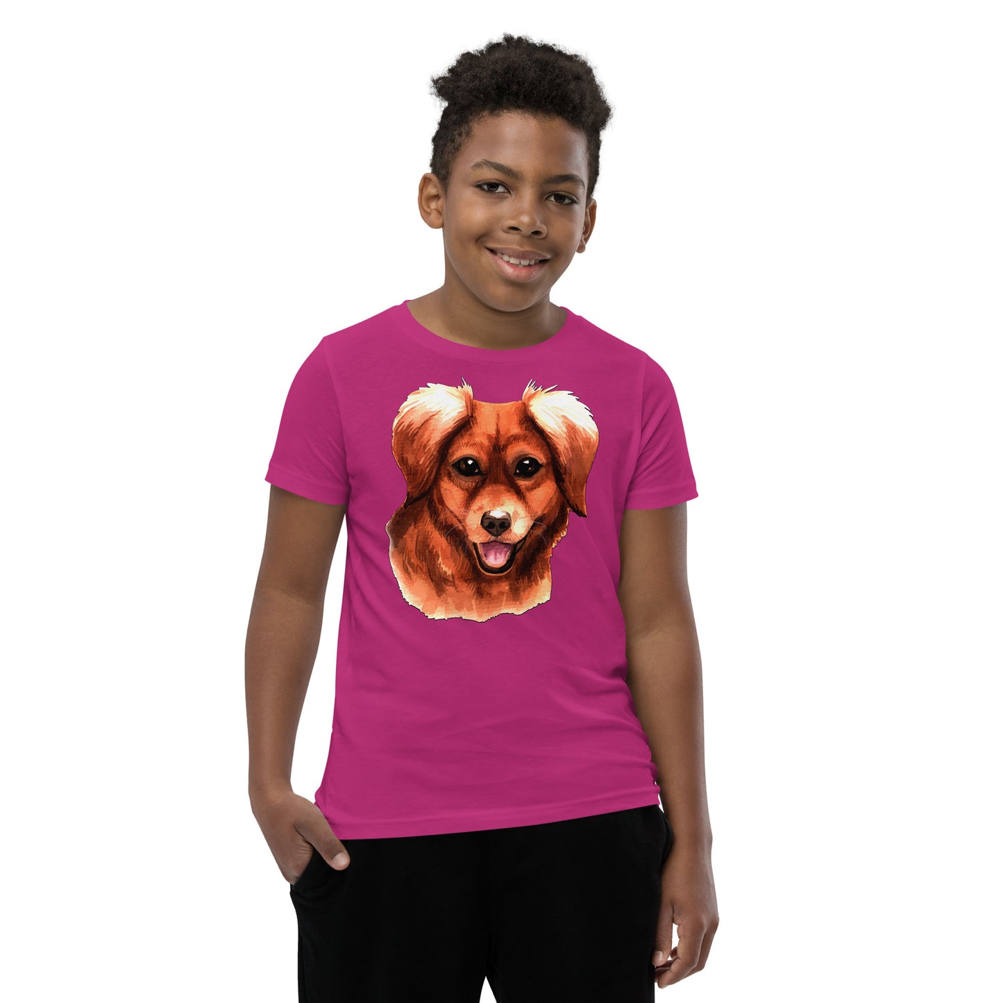 Cool Dog Portrait T-shirt, No. 0576