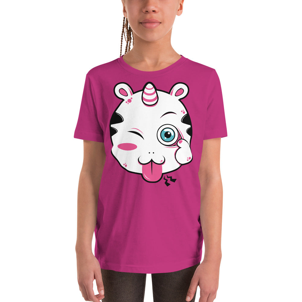 Comic Unicorn Face T-shirt, No. 0053