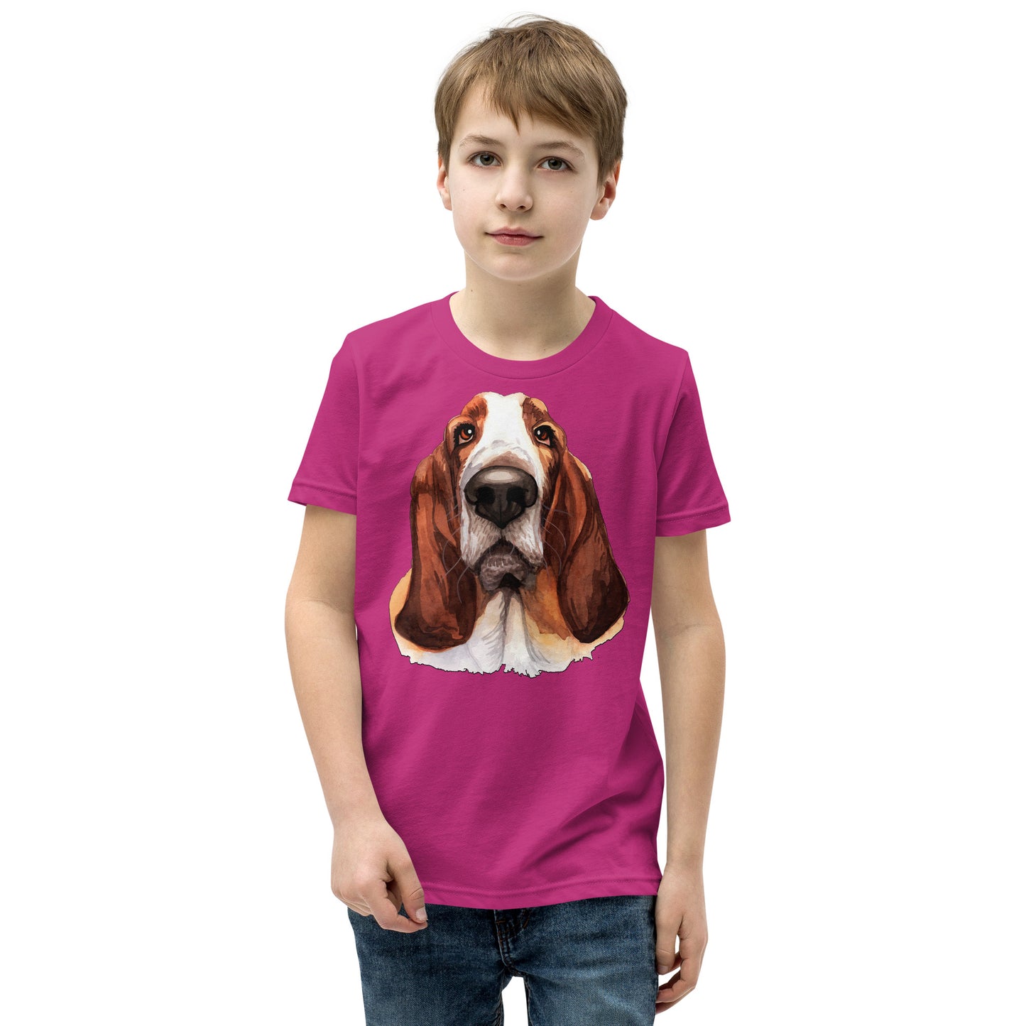 Cool Basset Hound Dog T-shirt, No. 0574