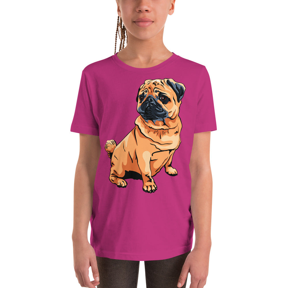 Cute Pug dog T-shirt, No. 0221