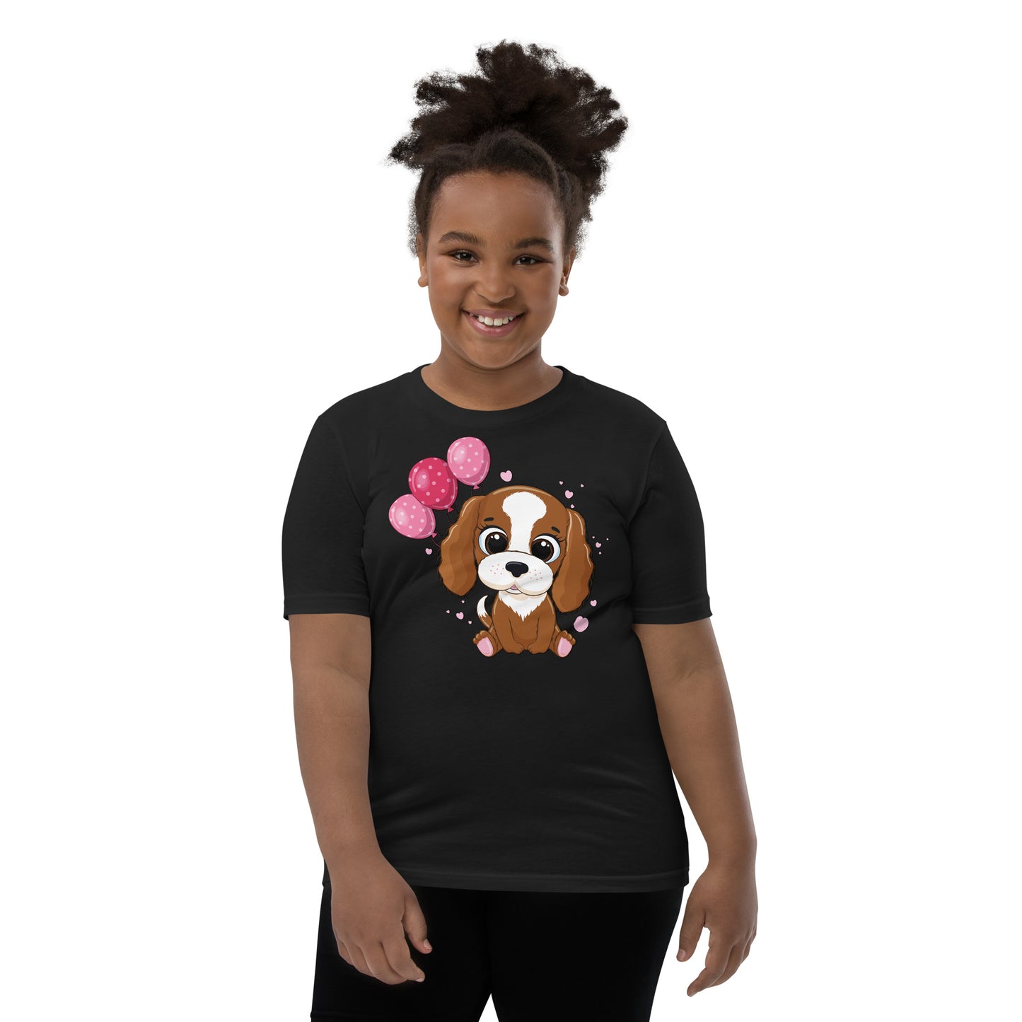 Cool Dog with Balloons T-shirt, No. 0052