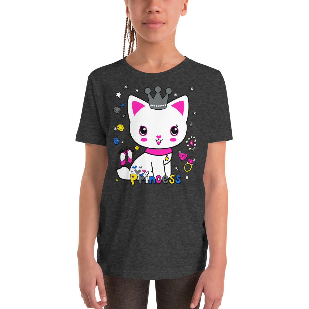 Funny Princess Cat, T-shirts, No. 0515