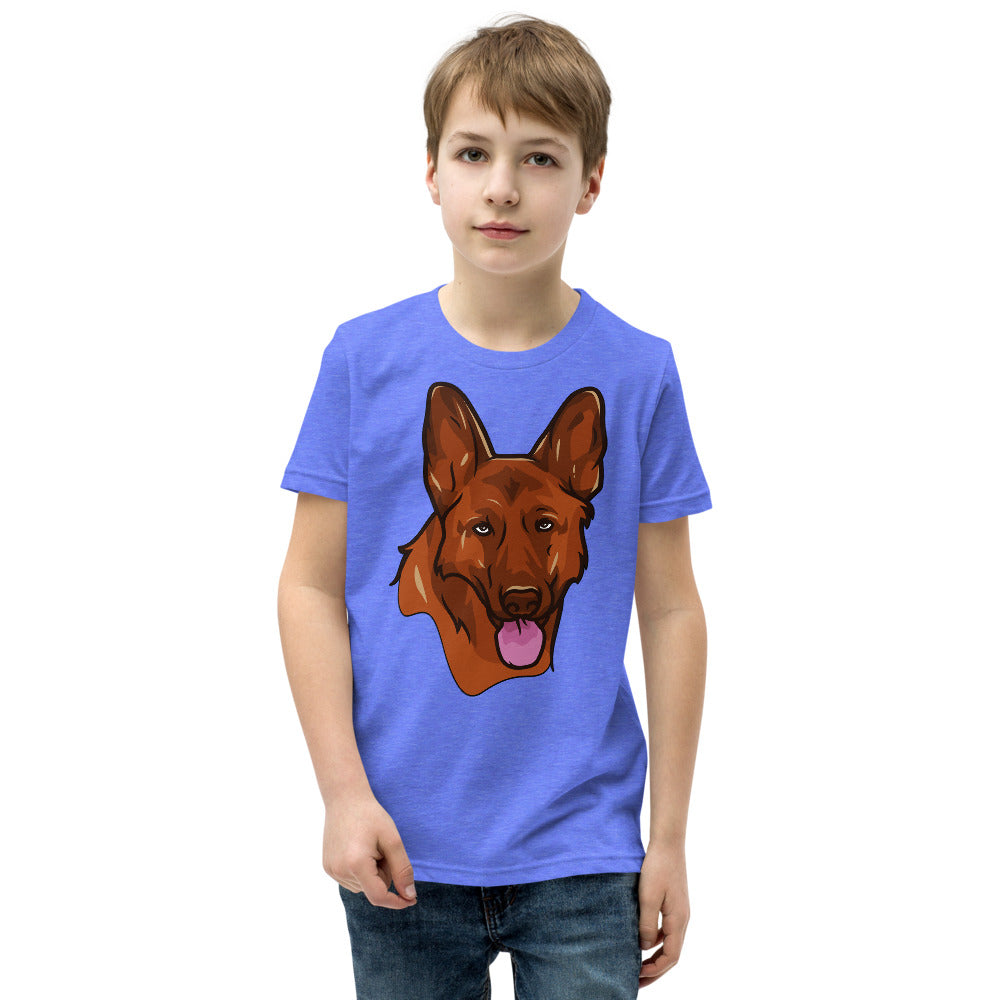 German Shepherd Dog Head, T-shirts, No. 0527