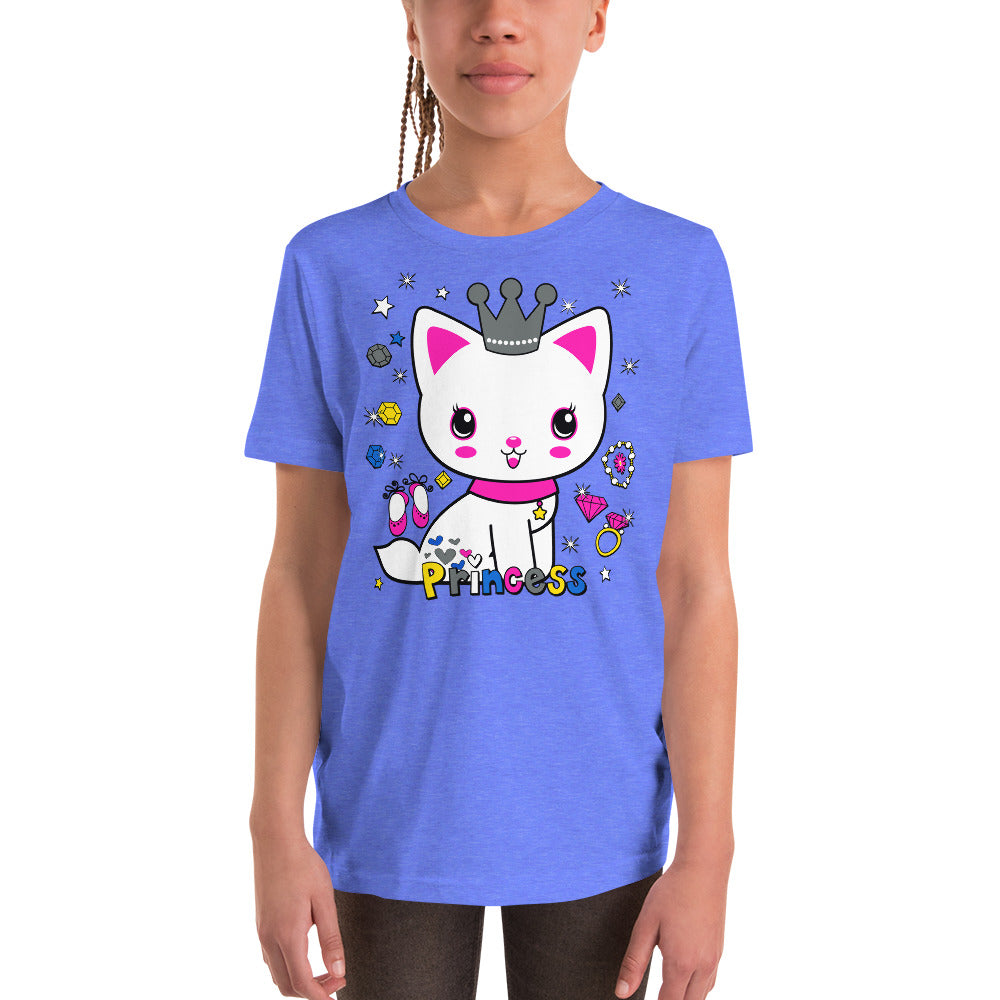 Funny Princess Cat, T-shirts, No. 0515