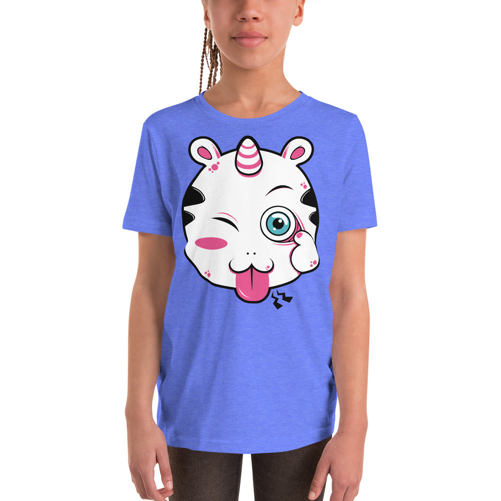 Comic Unicorn Face T-shirt, No. 0053