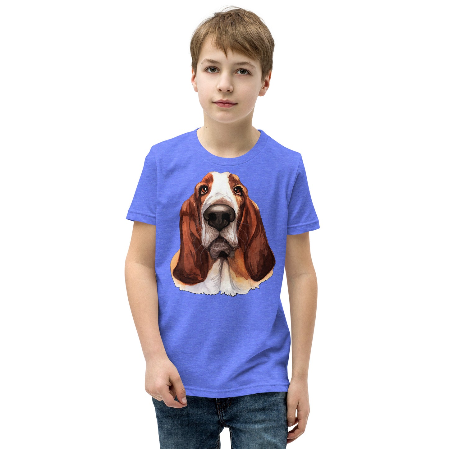 Cool Basset Hound Dog T-shirt, No. 0574