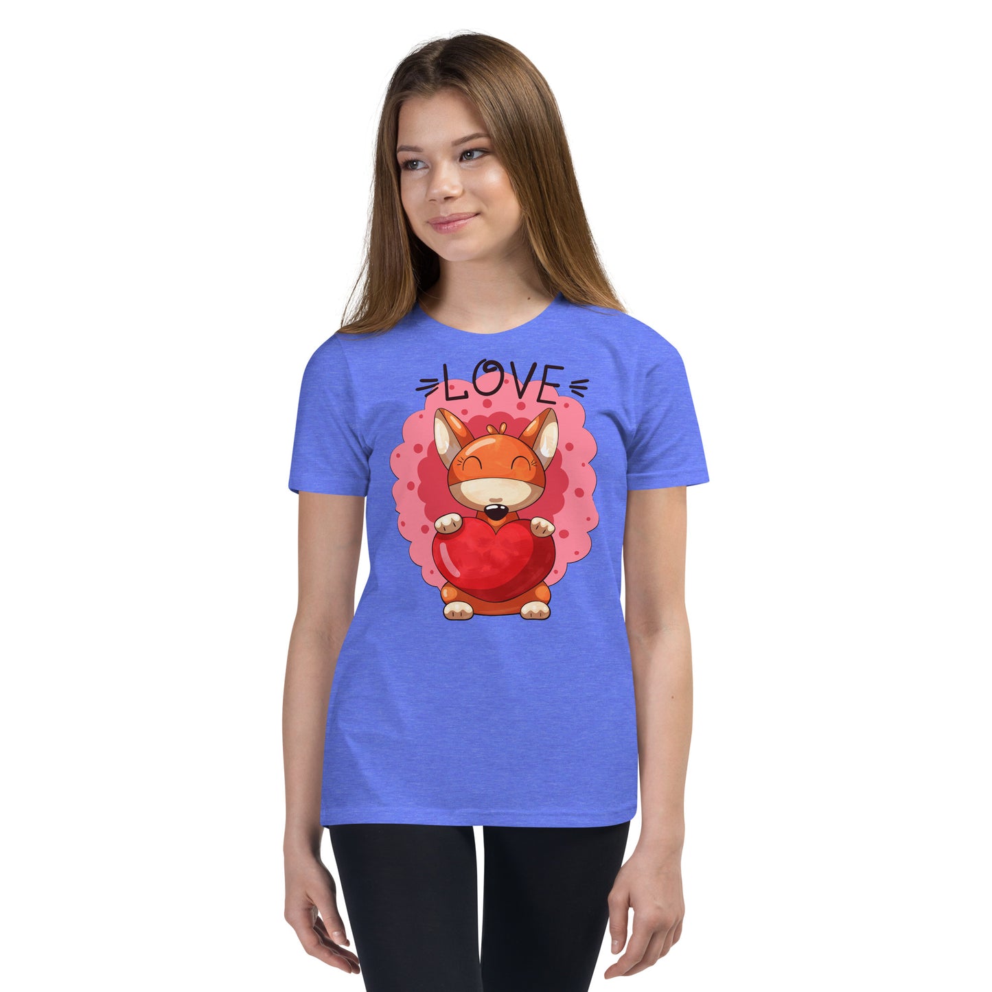 Fox with Heart T-shirt, No. 0041