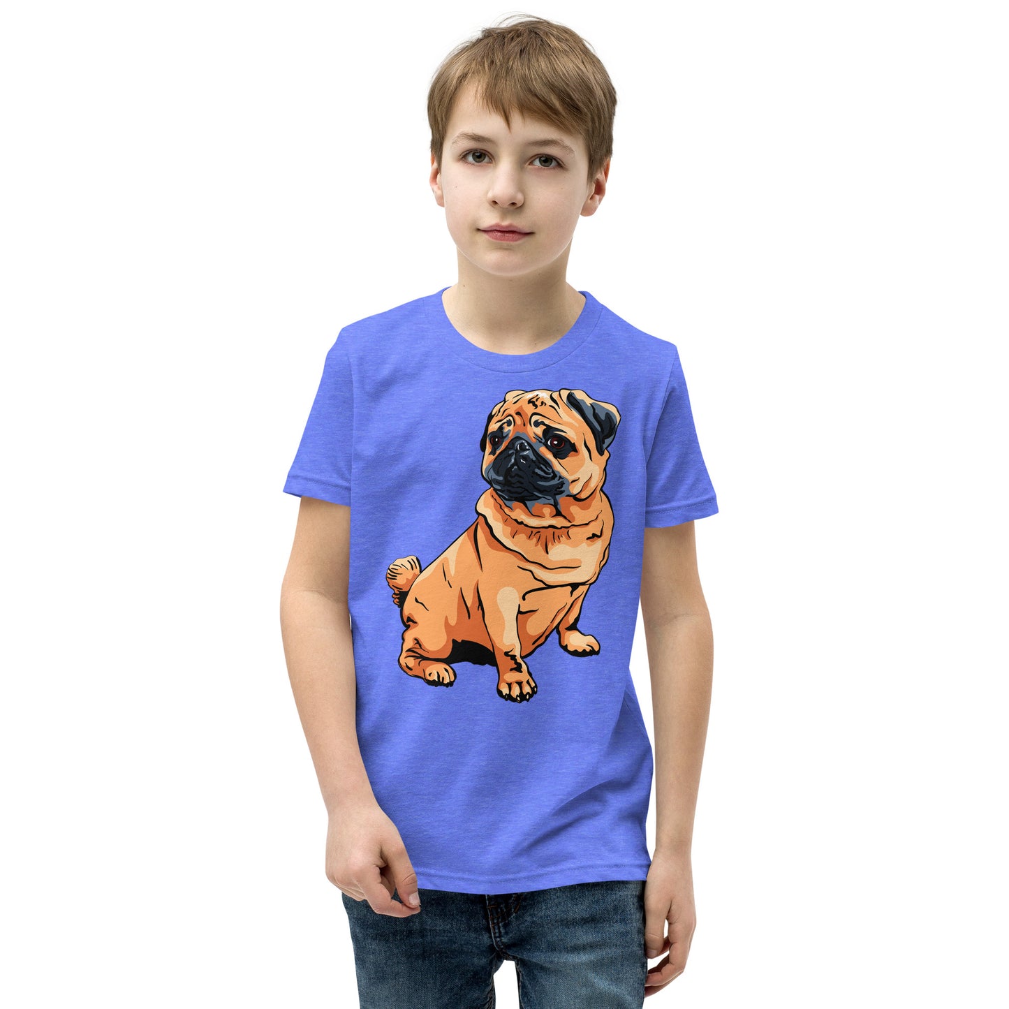 Cute Pug dog T-shirt, No. 0221