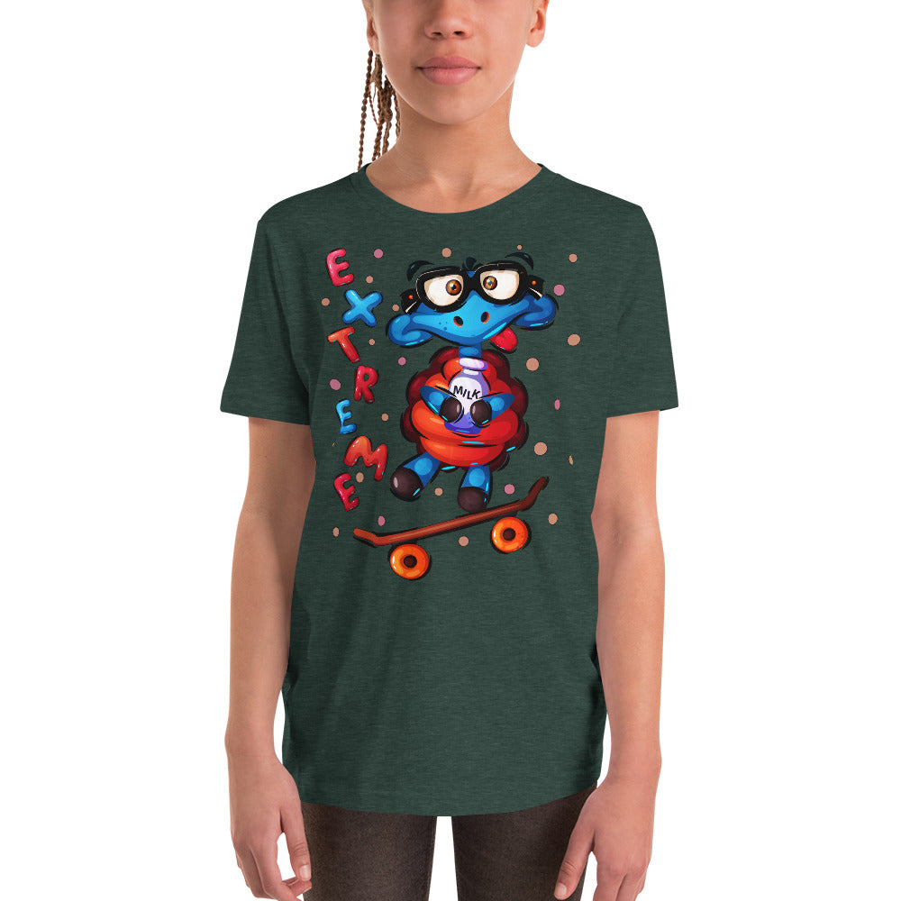 Funny Turtle with Skateboard, T-shirts, No. 0456