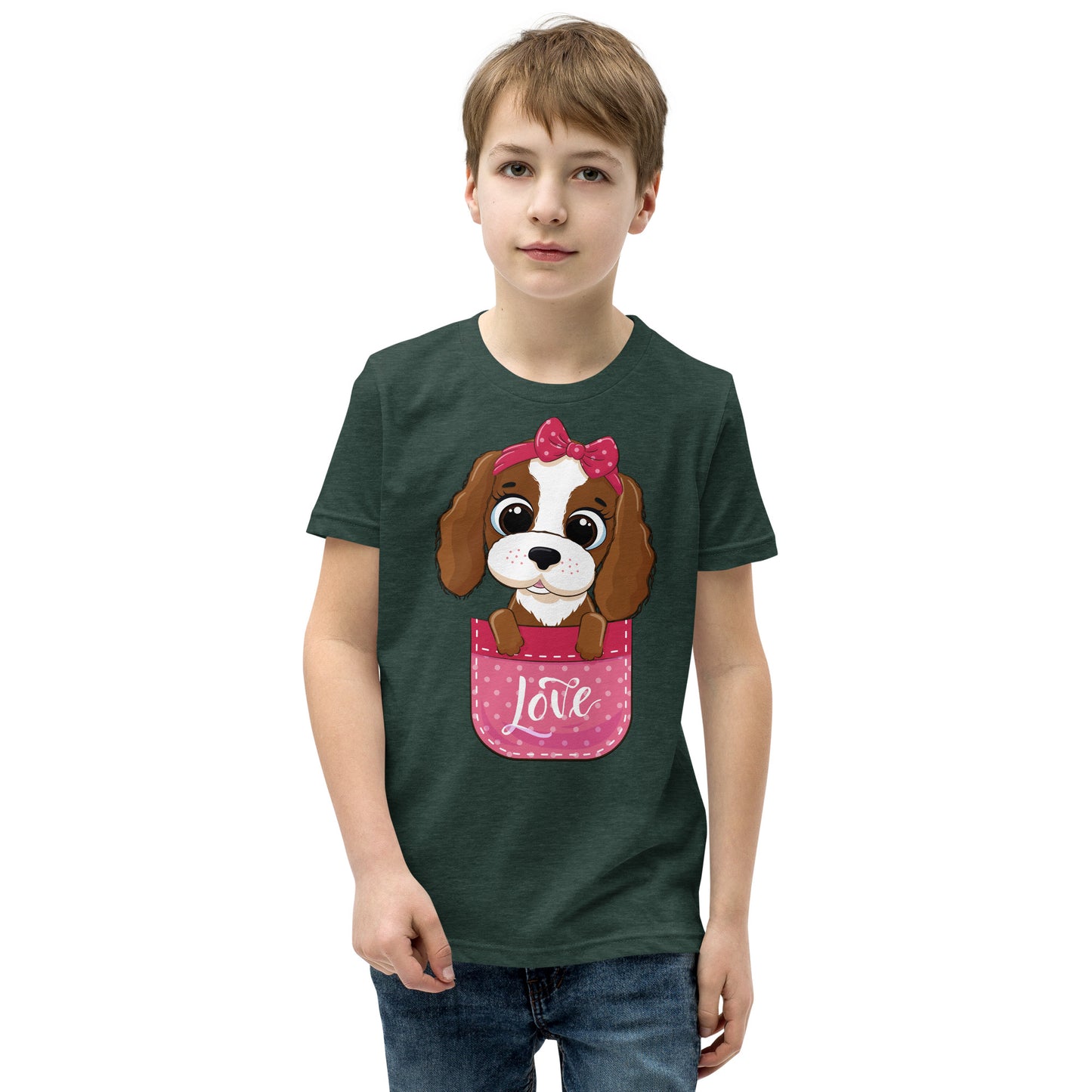 Funny Baby Dog in Pocket T-shirt, No. 0395