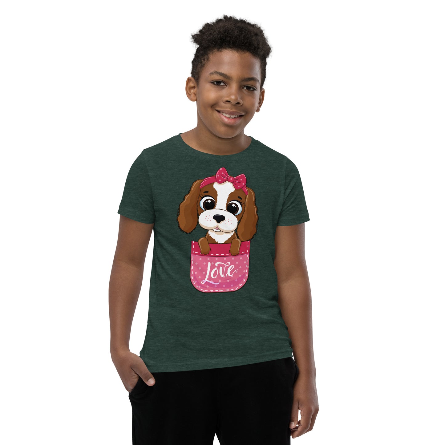 Funny Baby Dog in Pocket T-shirt, No. 0395